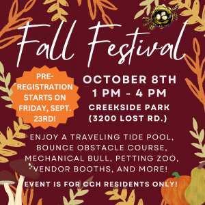 Fall Festival -  October 8th