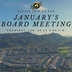 January Board Meeting - Jan. 26